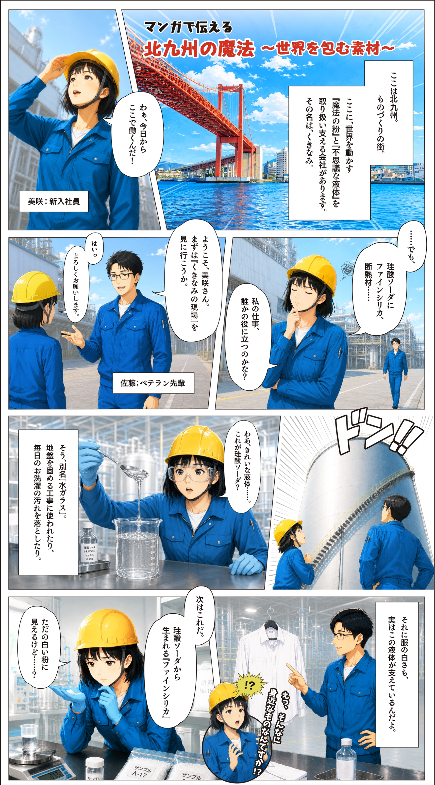 マンガで伝える北九州の魔法